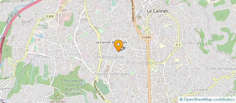 localisation de l'entreprise MONSIEUR SERGE DOL à LE CANNET