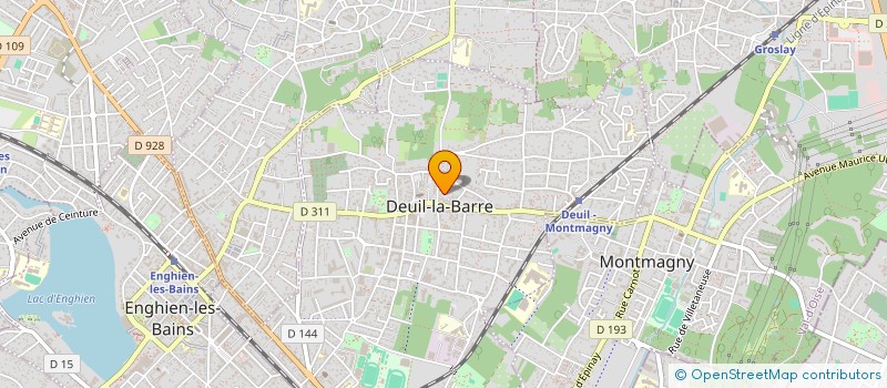 localisation de l'entreprise MONSIEUR SERGE DOLL  DEUIL LA BARRE