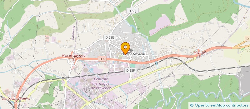 localisation de l'entreprise MONSIEUR SERGE DONATI à MEYREUIL