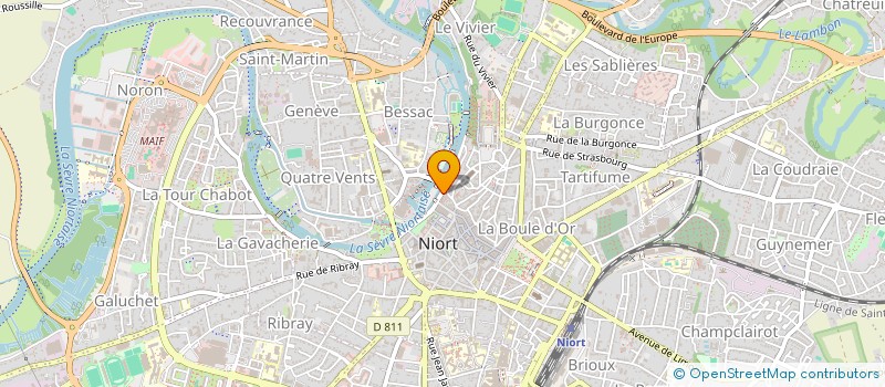 localisation de l'entreprise MONSIEUR SERGE DONZEL  NIORT