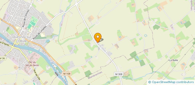 localisation de l'entreprise MONSIEUR SERGE DOOM à QUESNOY-SUR-DEULE