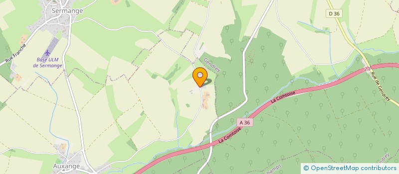 localisation de l'entreprise MONSIEUR SERGE DORKELD  AUXANGE