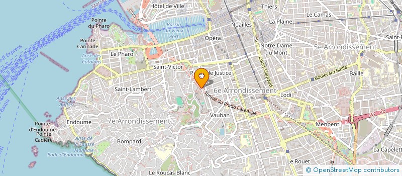 localisation de l'entreprise MONSIEUR SERGE DOUSSIERE à MARSEILLE