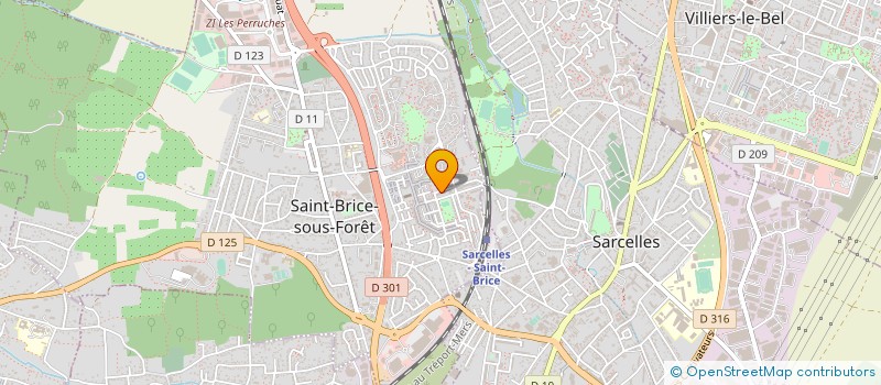 localisation de l'entreprise MONSIEUR SERGE DOUYARD  SAINT-BRICE-SOUS-FORET