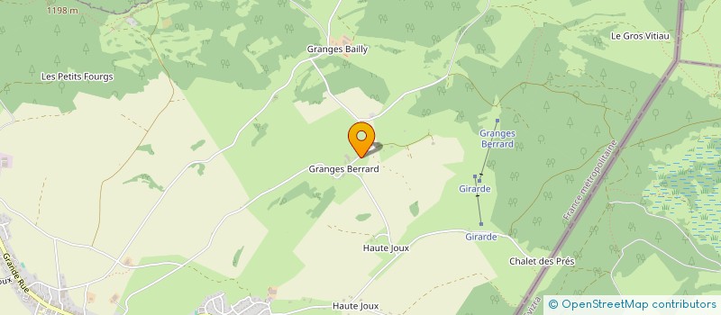 localisation de l'entreprise MONSIEUR SERGE DROVIN  LES FOURGS