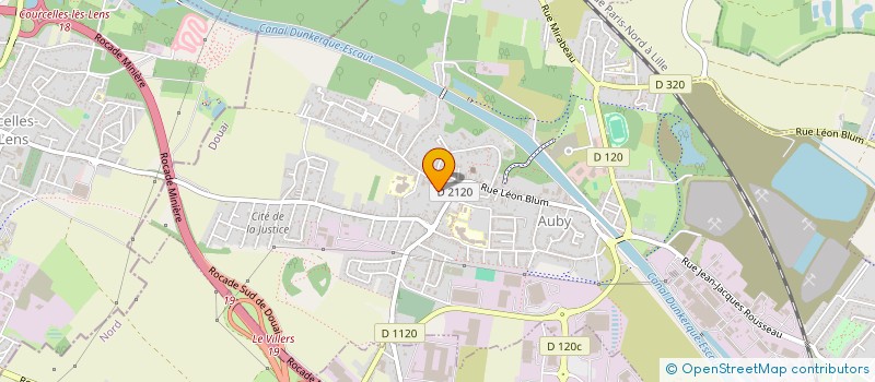 localisation de l'entreprise MONSIEUR SERGE DRUMEZ  AUBY