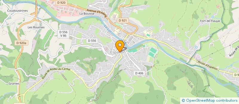 localisation de l'entreprise MONSIEUR SERGE DRUOT  ESPALION