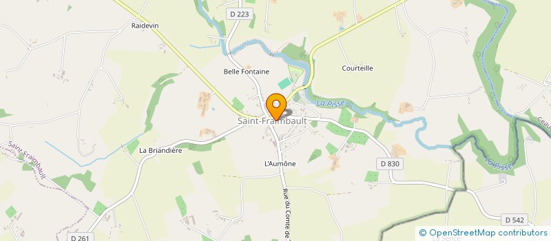 localisation de l'entreprise MONSIEUR SERGE DUBREUIL à SAINT MARS D'EGRENNE