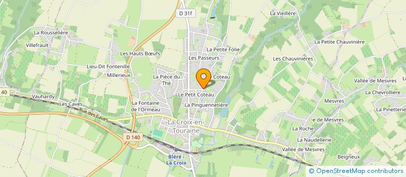 localisation de l'entreprise MONSIEUR SERGE DUBUC à LA CROIX-EN-TOURAINE