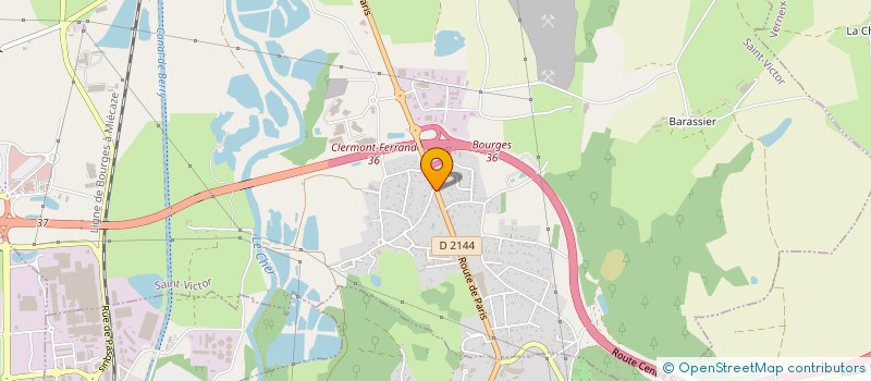 localisation de l'entreprise MONSIEUR SERGE DUBUISSON  SAINT-VICTOR