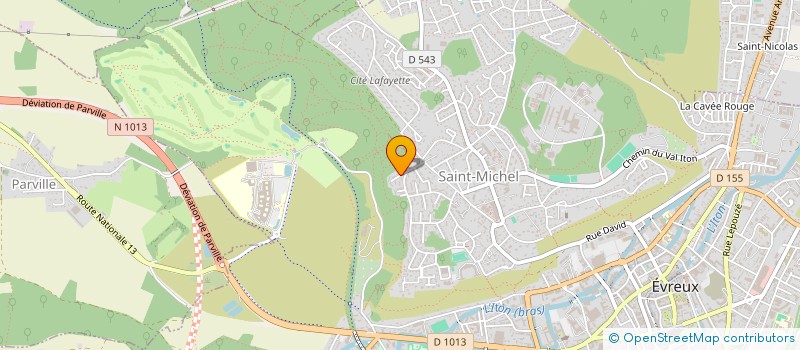 localisation de l'entreprise MONSIEUR SERGE DUCASTEL à EVREUX