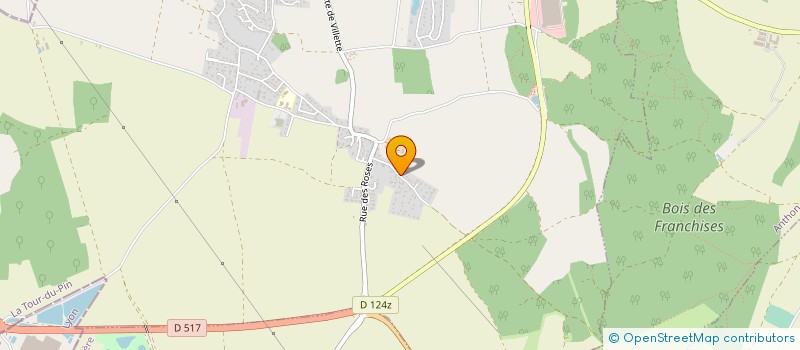 localisation de l'entreprise MONSIEUR SERGE DUCHAMP  VILLETTE-D'ANTHON