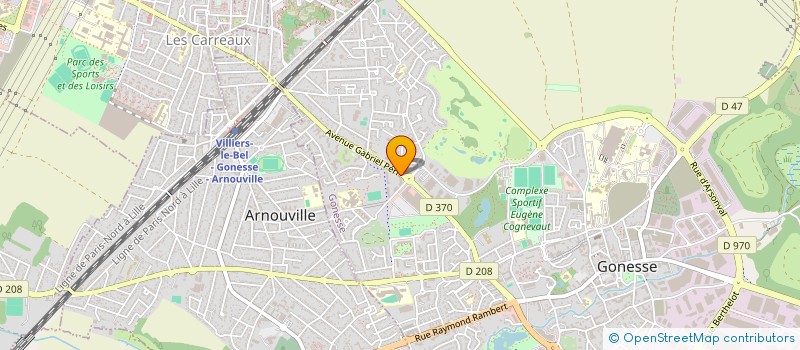 localisation de l'entreprise MONSIEUR SERGE DUCKAT  GONESSE