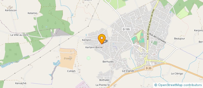 localisation de l'entreprise MONSIEUR SERGE DUCROUX  SURZUR