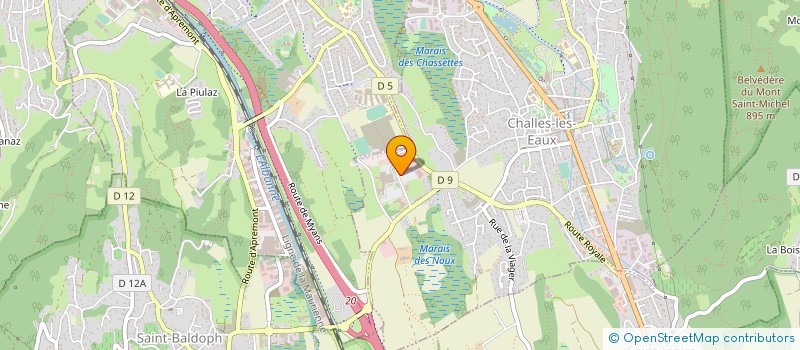 localisation de l'entreprise MONSIEUR SERGE DUCRUEZ  LA MOTTE-SERVOLEX