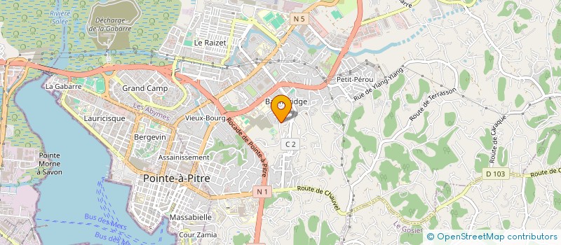 localisation de l'entreprise MONSIEUR SERGE DUJARDIN à LES ABYMES