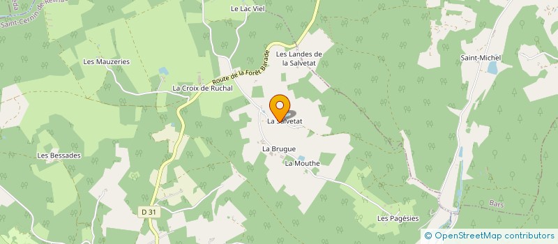 localisation de l'entreprise MONSIEUR SERGE DUMAIN à ROUFFIGNAC-ST-CERNIN-DE-REILHAC