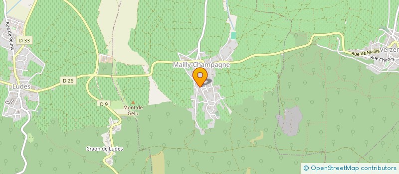 localisation de l'entreprise MONSIEUR SERGE DUMONT  MAILLY-CHAMPAGNE