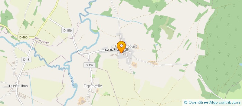 localisation de l'entreprise MONSIEUR SERGE DUMONT  GODONCOURT