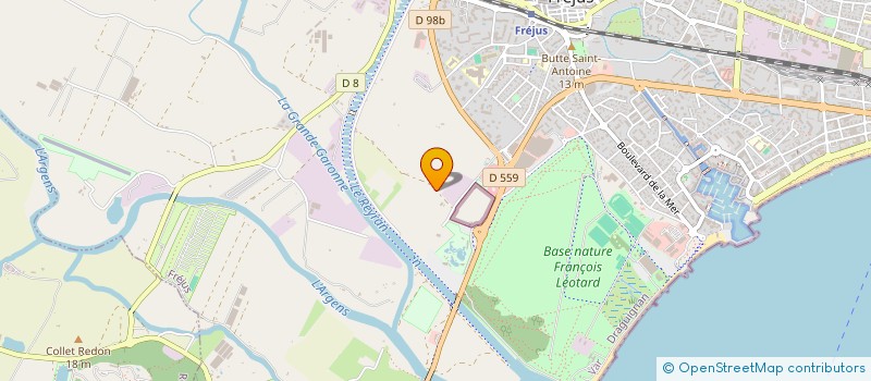 localisation de l'entreprise MONSIEUR SERGE DUMONT à FREJUS