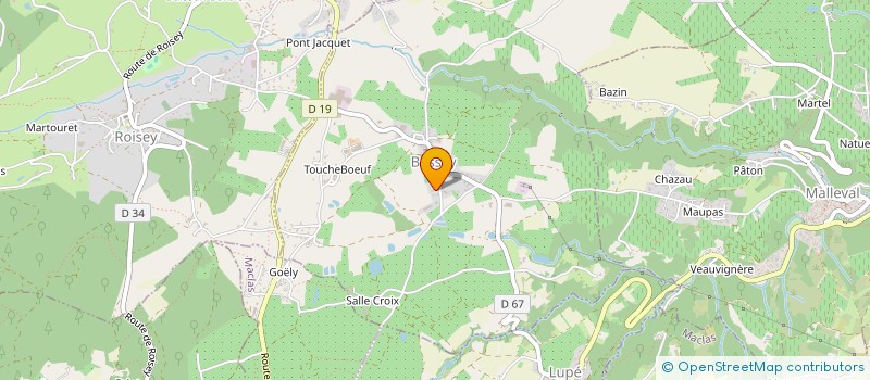 localisation de l'entreprise MONSIEUR SERGE DUMOULIN  ROISEY