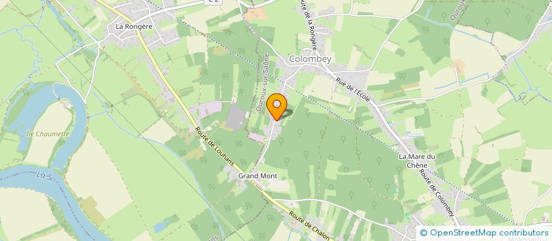 localisation de l'entreprise MONSIEUR SERGE DUNAND  OUROUX-SUR-SAONE