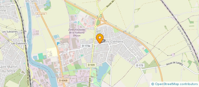 localisation de l'entreprise MONSIEUR SERGE DUPERIN  SENS