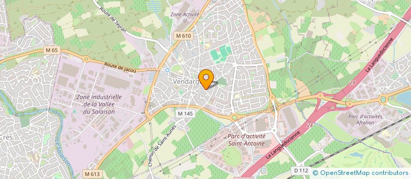 localisation de l'entreprise MONSIEUR SERGE DURAND à VENDARGUES