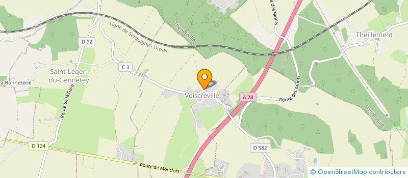localisation de l'entreprise MONSIEUR SERGE DURAND  VOISCREVILLE