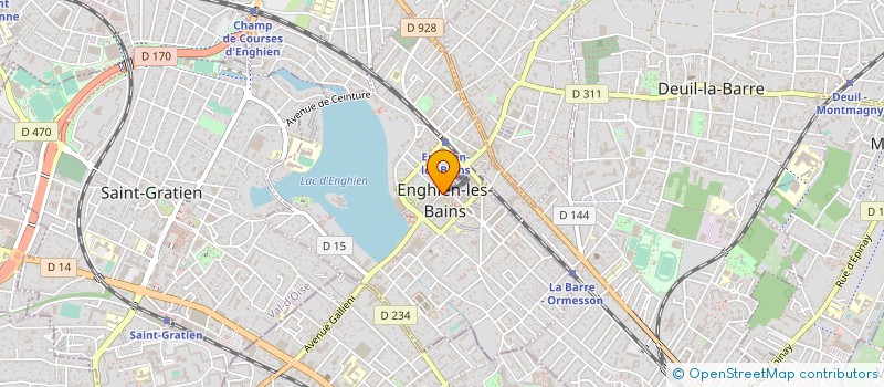 localisation de l'entreprise MONSIEUR SERGE DUSAILLANT à ENGHIEN-LES-BAINS