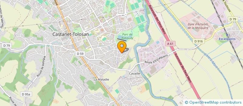 localisation de l'entreprise MONSIEUR SERGE DUSTOU à CASTANET-TOLOSAN