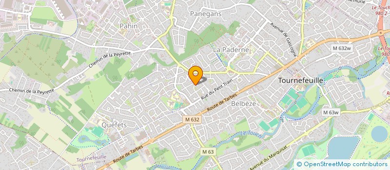 localisation de l'entreprise MONSIEUR SERGE DUTECH à TOURNEFEUILLE