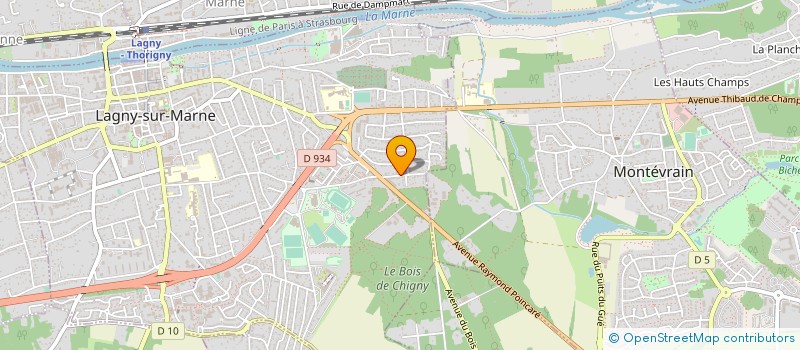 localisation de l'entreprise MONSIEUR SERGE DUTERLAY à LAGNY-SUR-MARNE