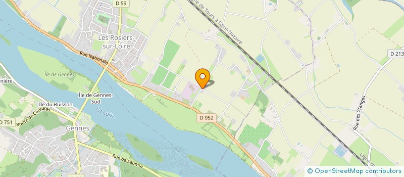localisation de l'entreprise MONSIEUR SERGE DUTERTRE à GENNES-VAL-DE-LOIRE