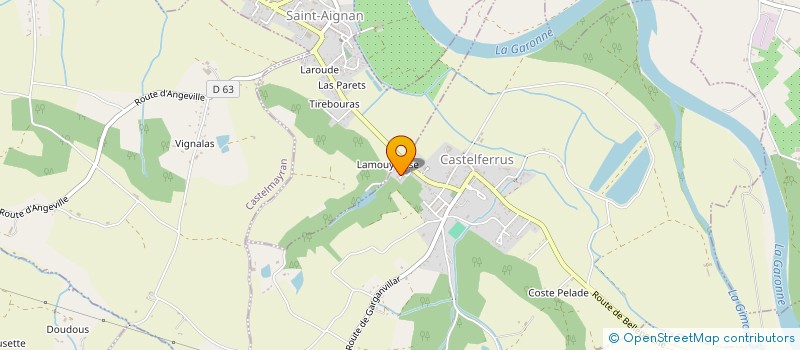 localisation de l'entreprise MONSIEUR SERGE DUTOURON à CASTELFERRUS