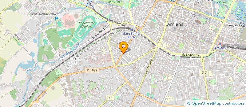 localisation de l'entreprise MONSIEUR SERGE DUTRIEU à AMIENS