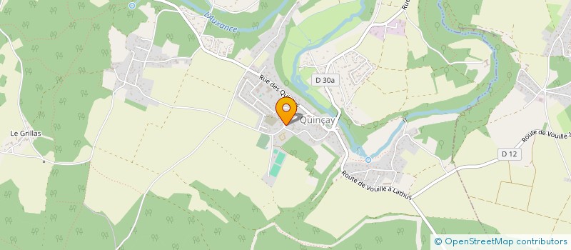 localisation de l'entreprise MONSIEUR SERGE DUVAL  QUINCAY