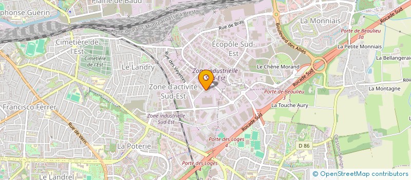 localisation de l'entreprise MONSIEUR SERGE DUVAL  RENNES