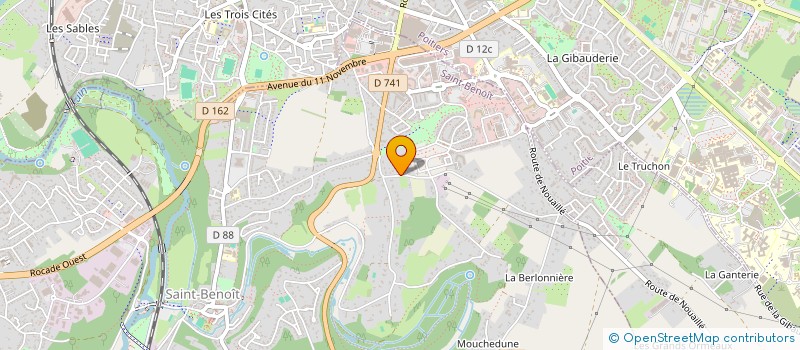 localisation de l'entreprise MONSIEUR SERGE DUVERGER à SAINT-BENOIT
