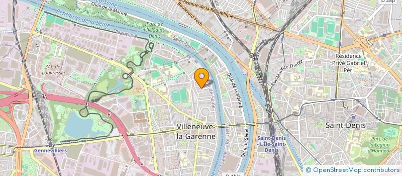 localisation de l'entreprise MONSIEUR SERGE DUVERNOY à VILLENEUVE-LA-GARENNE
