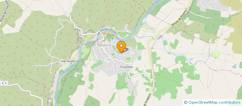 localisation de l'entreprise MONSIEUR SERGE EBENER  BALAZUC