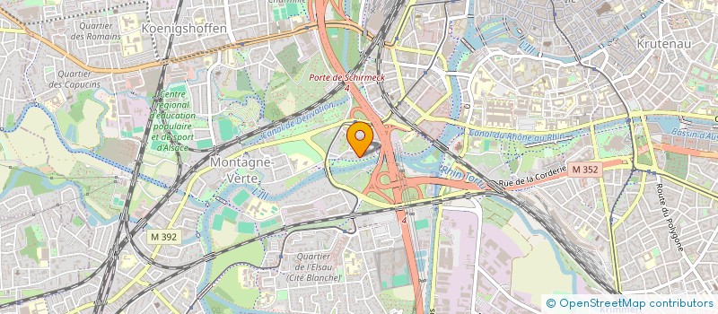 localisation de l'entreprise MONSIEUR SERGE EBERSOLD à STRASBOURG