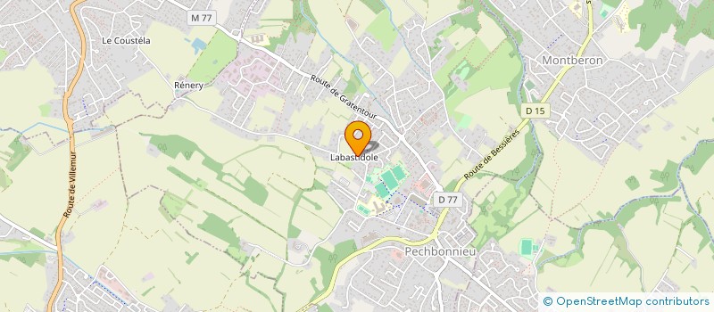 localisation de l'entreprise MONSIEUR SERGE ELHARAR  PECHBONNIEU