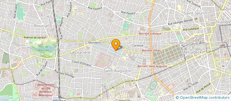 localisation de l'entreprise MONSIEUR SERGE ELIE  MERIGNAC