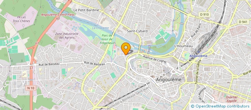 localisation de l'entreprise MONSIEUR SERGE ELISSALDE à ANGOULEME