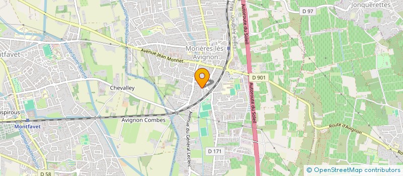localisation de l'entreprise MONSIEUR SERGE EMANUELLI  MORIERES-LES-AVIGNON