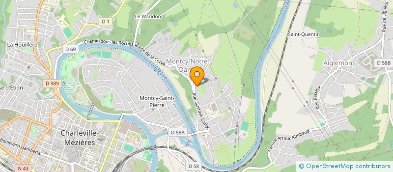 localisation de l'entreprise MONSIEUR SERGE EME  MONTCY-NOTRE-DAME