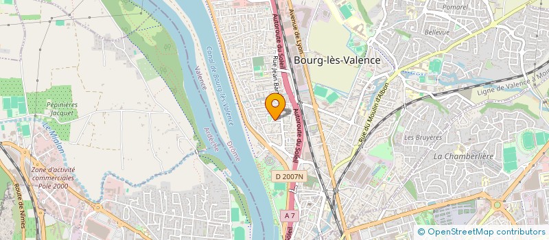 localisation de l'entreprise MONSIEUR SERGE ENTRESANGLE à BOURG-LES-VALENCE