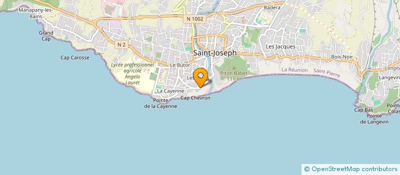 localisation de l'entreprise MONSIEUR SERGE ERIC BRANCALIN à SAINT-JOSEPH
