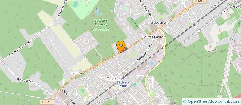 localisation de l'entreprise MONSIEUR SERGE ESCOBOSA  CESTAS